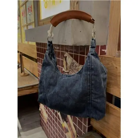 JIAERDI Hot Girls Denim Shoulder Bags Women Vintage Harajuku Casual tote bag Handbag Female Retro Sweet Cool Y2k Bag Bolso Mujer