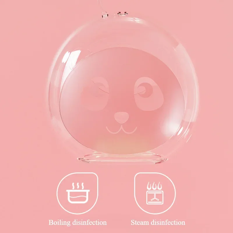 Wearable Hands-free Anti Overflow Silicone Breast Collector Breast Mask Milk Storage Device Anti Overflow Milk Pad Soft Cup