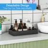 2 Tier Under Sink Bathroom Organizer, Pull Out Cabinet Organizer, Kitchen Sink Storage, Black 3