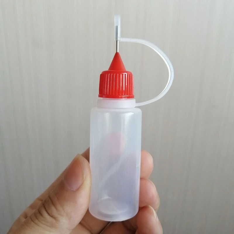 10ml Plastic Squeezable Tip Applicator Bottle Dropper Bottles with Needle Tip Caps for Glue Liquid Oil Eyes Drop Bottle 10pcs refillable bottles glue applicator bottle plastic storage bottle disposable plastic dropper