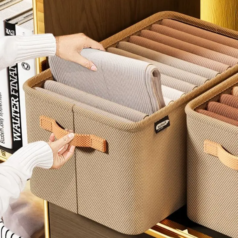 

Foldable Closet Storage Box Clothes Organizer Wardrobe Drawer Storage Box Space Saving Organizer Baskets for Clothing Bra Pants