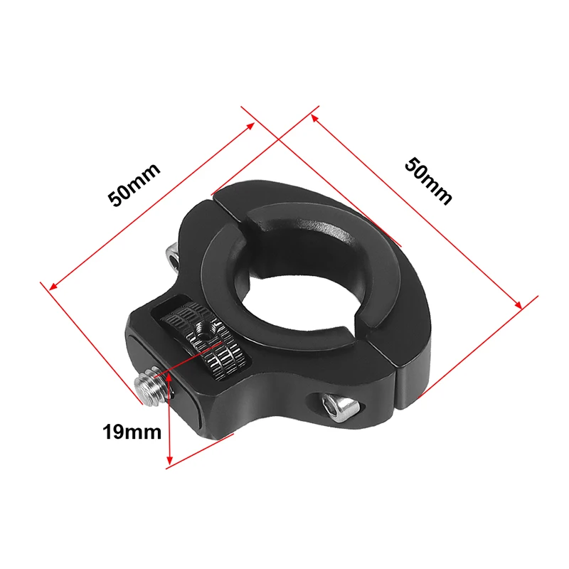 Universal Metal Motorcycle/Bike Handlebar Mount with 1/4 Screw