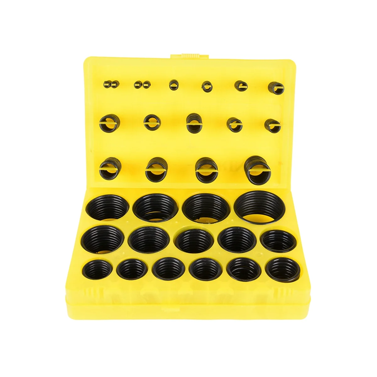 

Black Rubber Ring 30Size Nitrile O Ring Seal Washer Sealing NBR O-Ring Gasket Yellow Assortment Set Kit Box (386PCS)