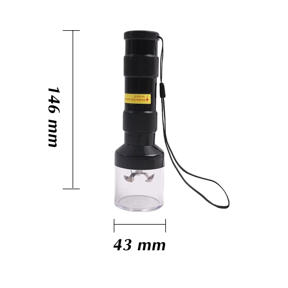 Herb Grinder Smoking Accessories Tobacco Smoking Accessories Tobacco Grinder Electric Grass Grinder USB Typr-cable Plastic Material Tobacco Mill Dry Herb Herbal Crusher For Smoking Accessories