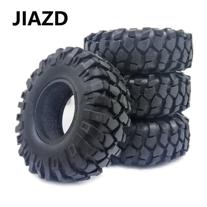 

4PCS 108MM 109mm 1.9" Rubber Rocks Tyres / Wheel Tires for 1:10 RC Rock Crawler Axial SCX10 90046 TRX-4