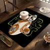 Hot Movie S-Star W-Wars New Super Absorbent Coffee Dish Kitchen Absorbent Draining Mat Drying Mat Quick Dry Bathroom Placemat 5