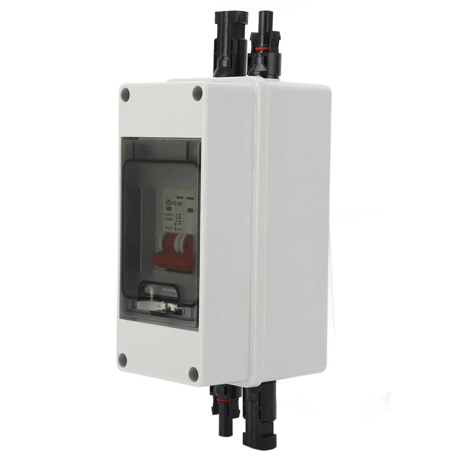 Waterproof Solar Disconnect Switch with Mini Circuit Breaker - IP65 Rated - DC500V