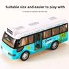 School Bus with Sound and Light Children Toys Cars Plastic Little Cars City Bus Friction Powered Cars Play Toys Gift for Kids 3
