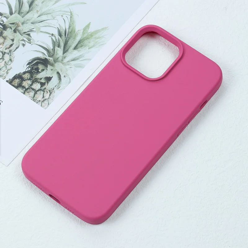 Liquid Silicone Phone Case - Enhanced Camera Protection & Full Coverage Bumper