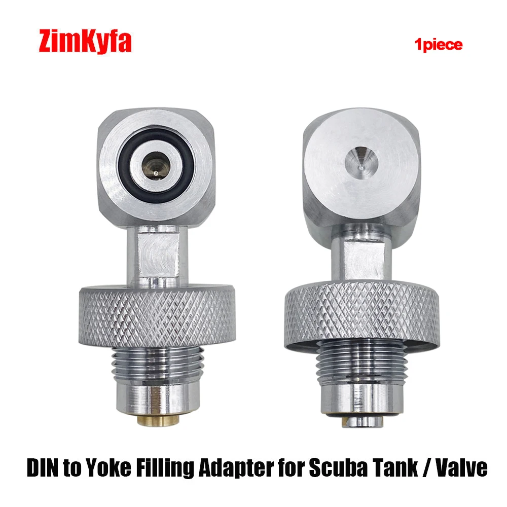 Scuba Diving DIN To Standard Yoke Filling Adapter For Scuba Tank / Valve  1pcs