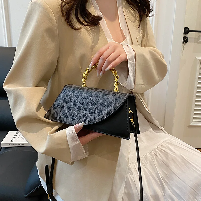 

2024 New Fashion Leopard Print Small Bag Pu Leather Designer Bags Luxury Purses and Handbags Crossbody Bags for Women