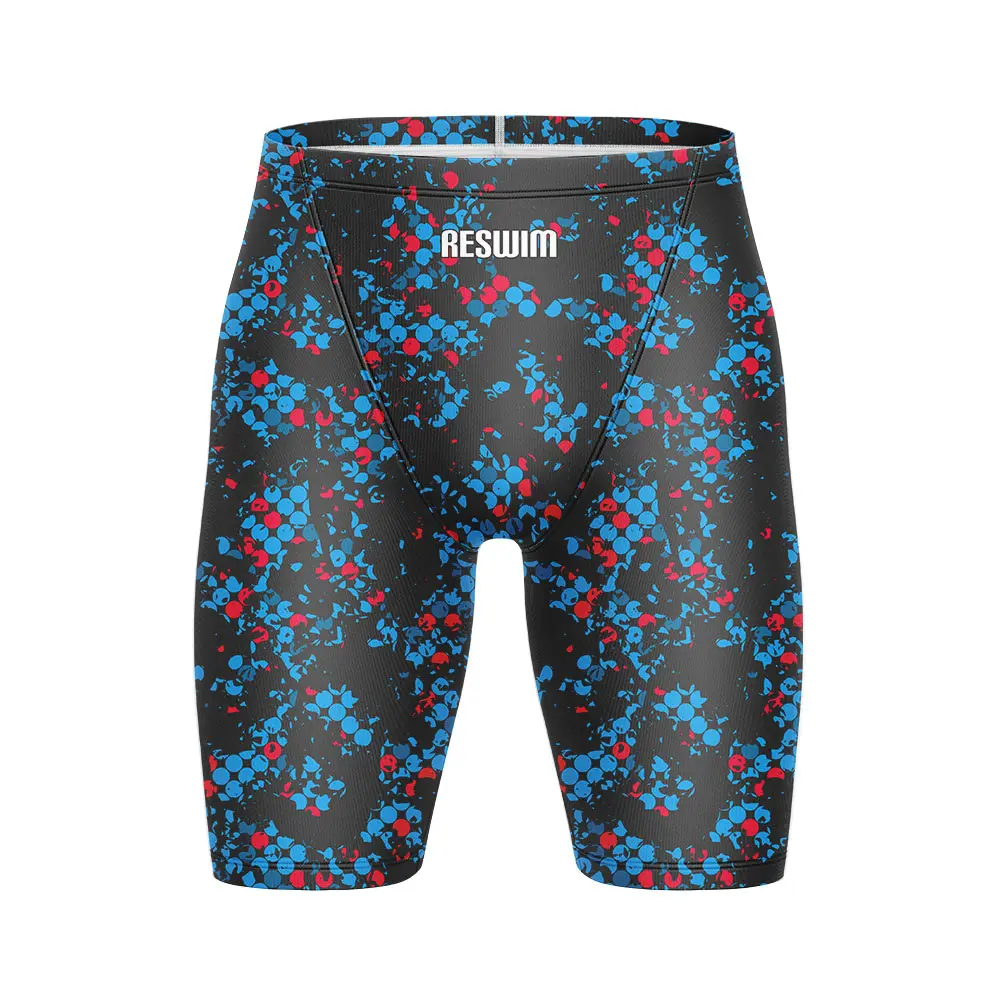 Men's Swim Jammer Swimsuit Swimming Trunks Beach Tights Shorts Athletic Training Swimwear Racing Sports Rash Guards Pants