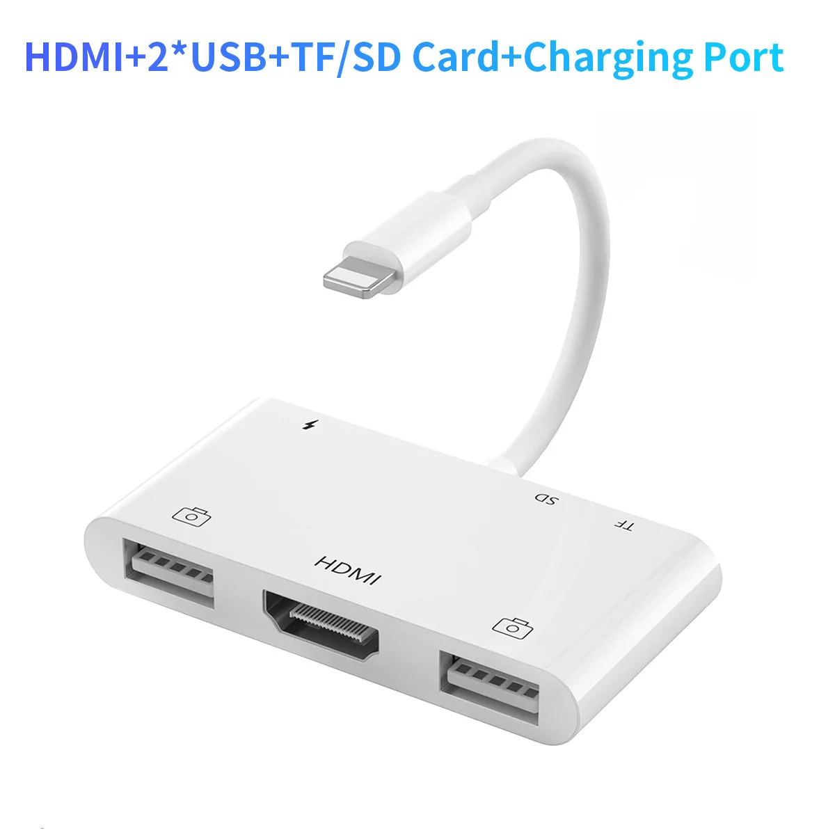 Børnecenter Refinement banjo Lightning Hdmi Adapter Digital Av 1080p - Mobile Phone Adapters &  Converters - Aliexpress