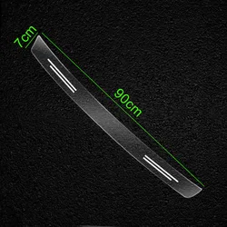 Car Rear Bumper Trunk Guard Sticker Accessory (NO Logo)