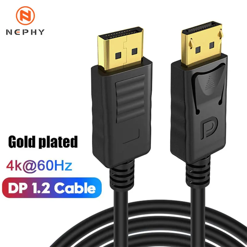 Premium 4K HD DisplayPort Cable with High-Speed 144Hz Support - Available in Multiple Lengths