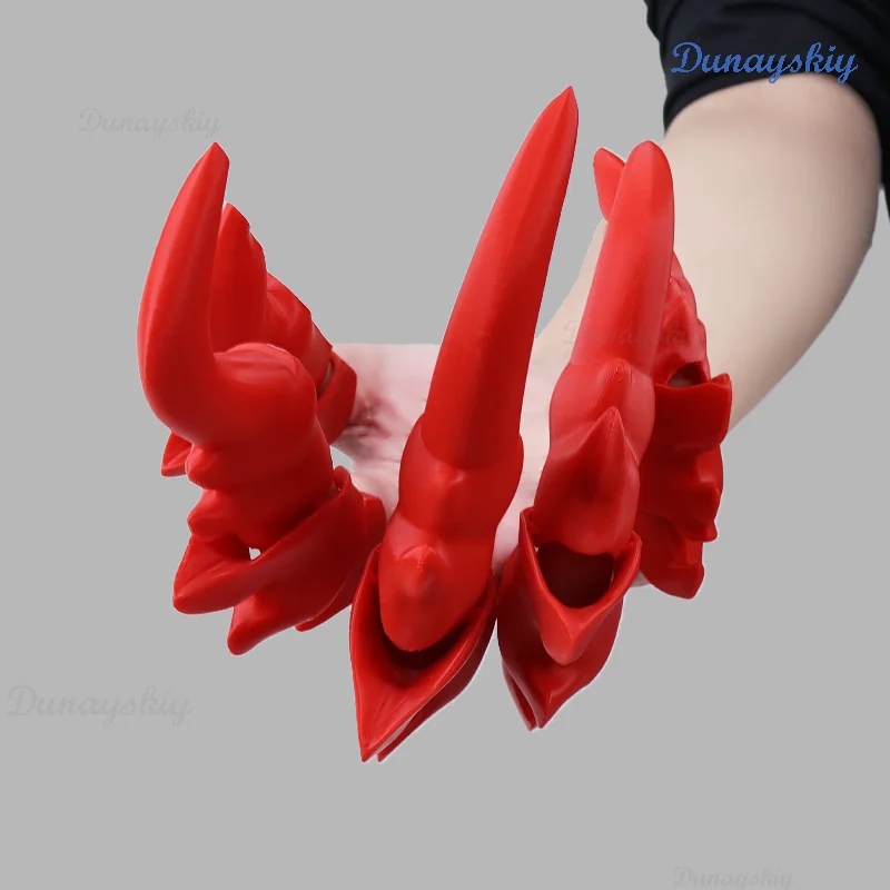 Kigurumi Kig Dragon's Claw Paw Claw Gloves 3D Printed Cosplay Props Gloves Fingers Knuckles Armor Accessories Animel Roleplay