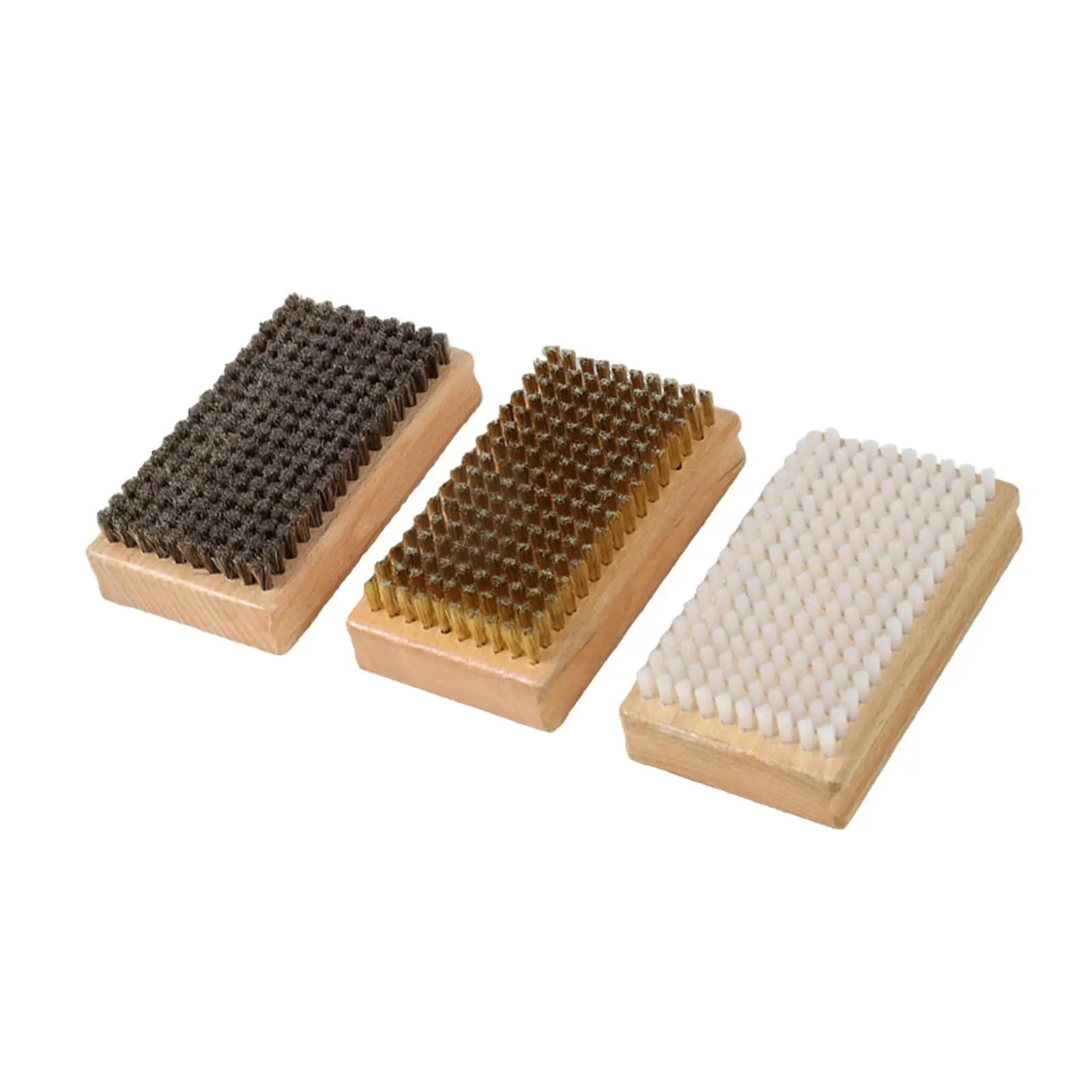 3x Snowboard Wax Brush Skateboard Wax Cleaner Brass Brush Removing Cleaning Snowboard Scrub Ski