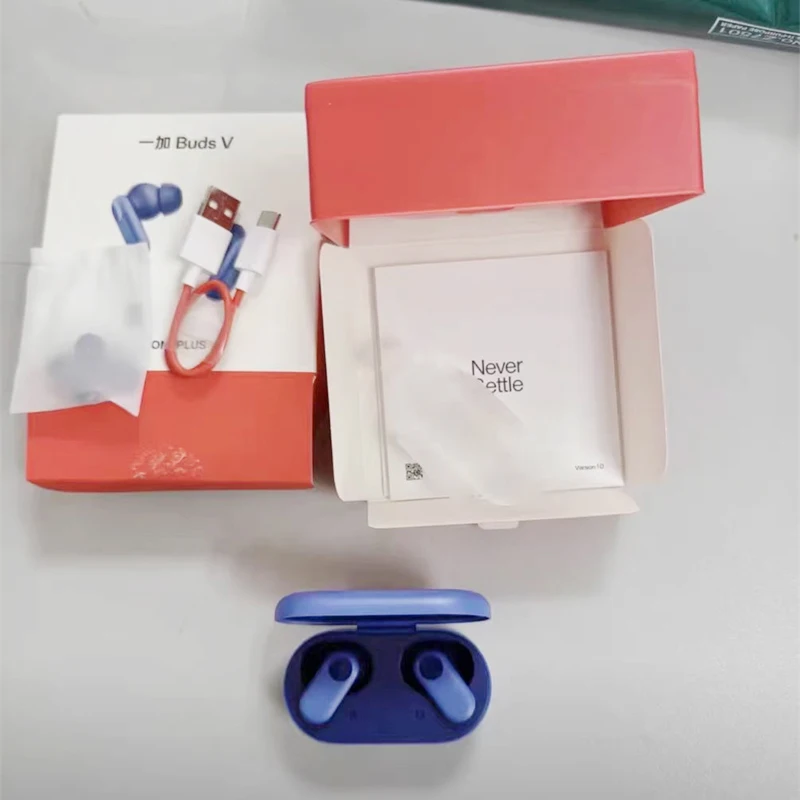 Original Oneplus Buds V TWS Wireless Bluetooth Earphone 38dB Active Noise Canceling Sport Music Headset IP55 44h Battery Life