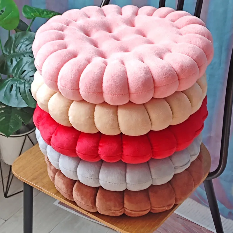 Thickened Futon Biscuit Cookie Cushion Office Sedentary Cushion Tatami Mat Practical Floor Cushion Rectangular Home Chair Cushio 6