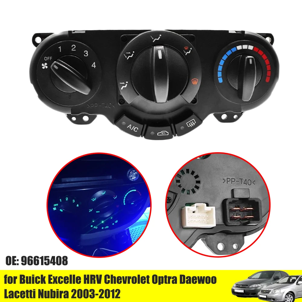 96615408 klima AC isıtıcı kontrol anahtarı Chevrolet Optra Daewoo Daewoo Nubira için Buick Excelle HRV için 2003-2012