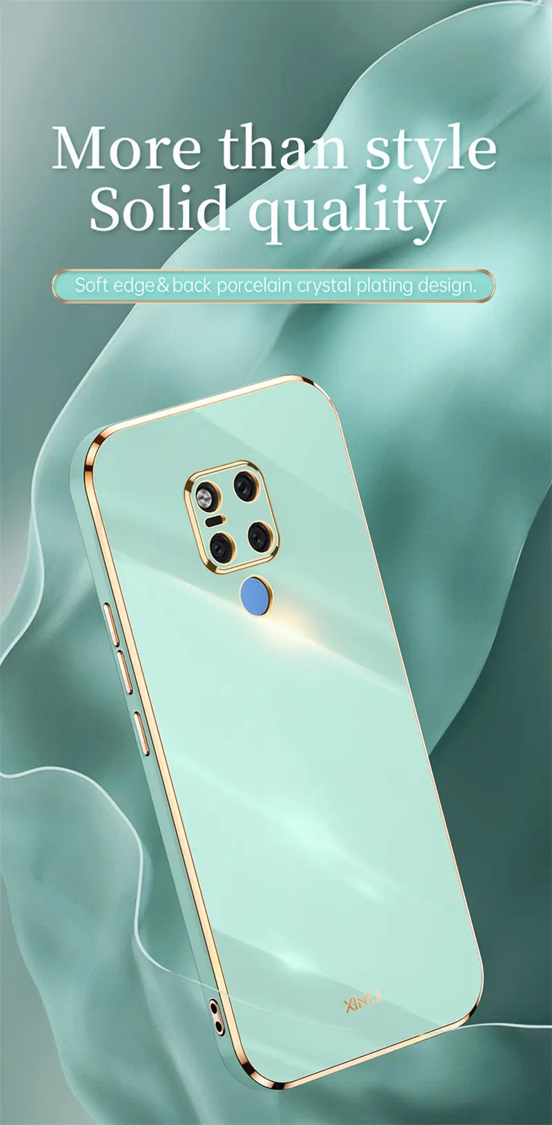 Enhanced Shockproof Plating Silicone TPU Phone Case