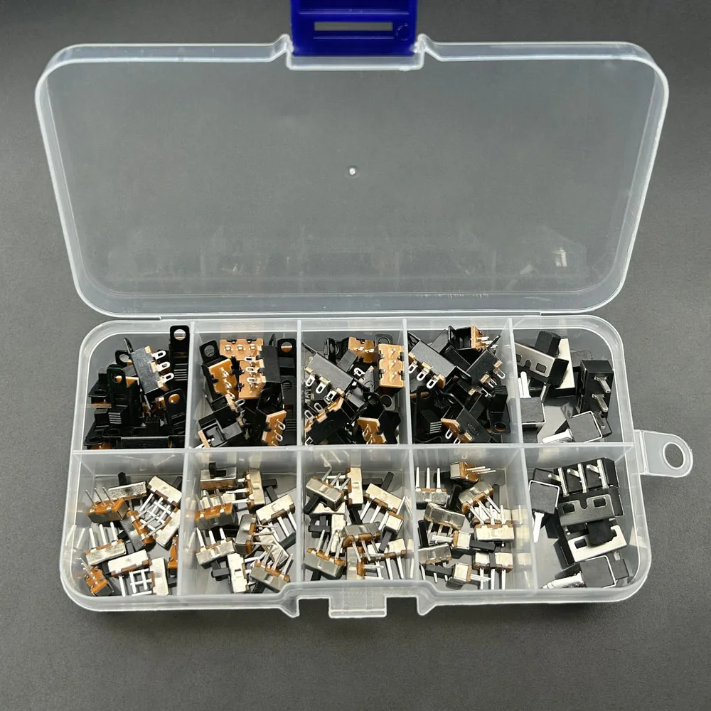 Micro Slide Switch, 3-Pin, Adjustable Handle Length, ON-OFF Function