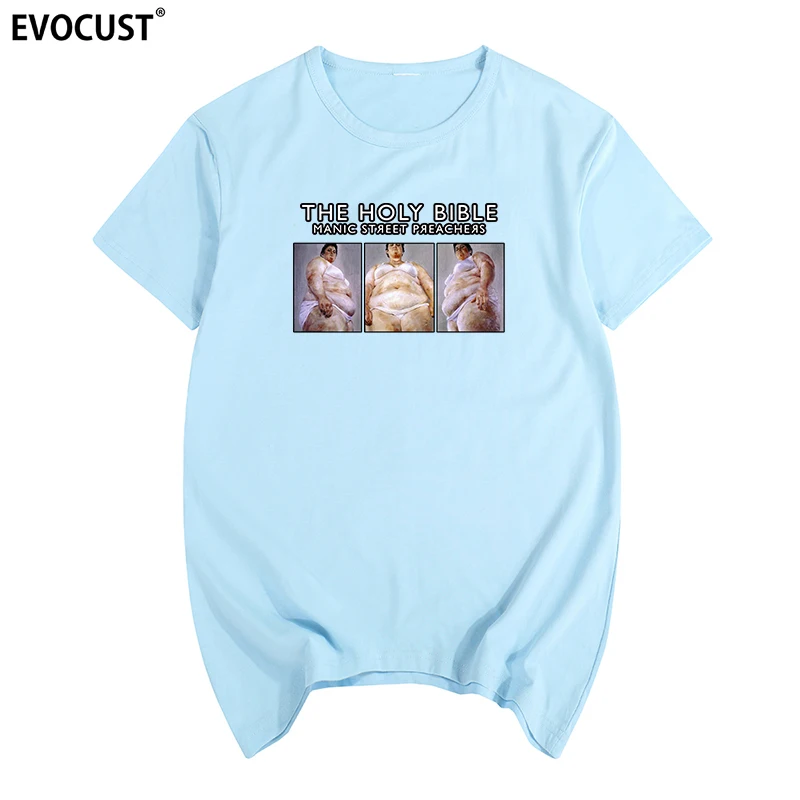 Manic Street Preachers HOLY BIBLE T-shirt Cotton Men T shirt New