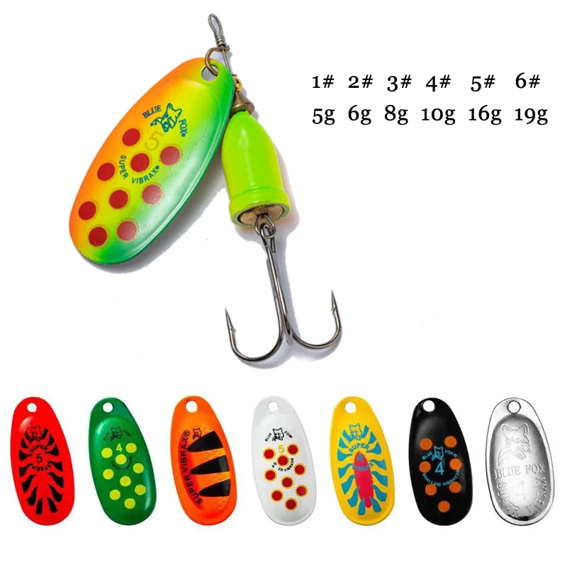 FT New Metal Fishing Lure 1#-6# 5g 6g 8g 10g 16g 19g Spinner Bait High Quality Hard Baits Treble Hook Fishing Tackle For Pike goture high quality fishing lure spinnerbait 20g 24g double metal willow blades silicone skirt spinner lure bait with 3 0 hook