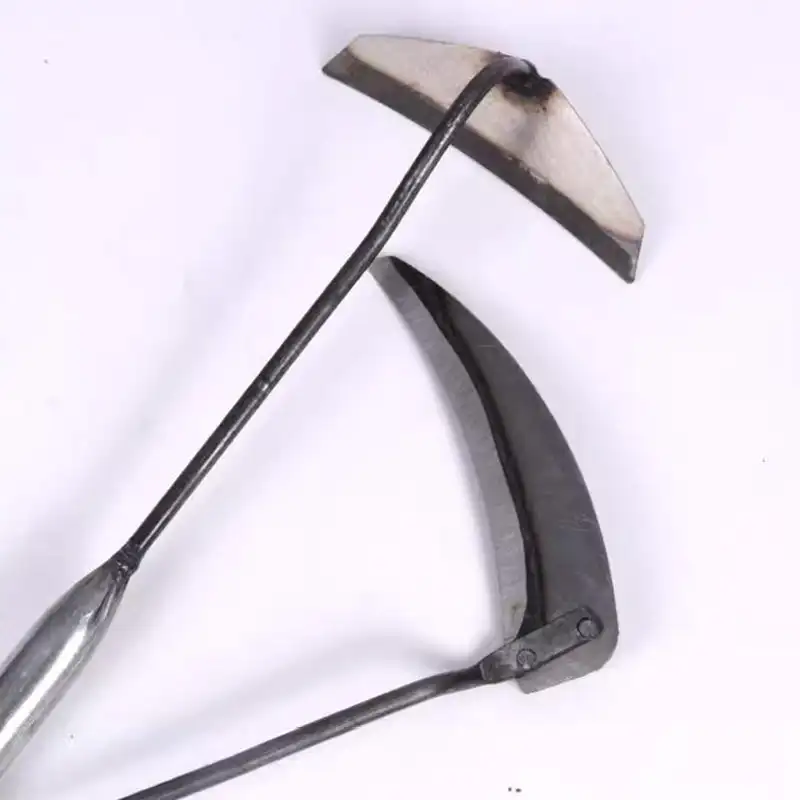 Garden Tools Weeding Hoe Sickle Set Reaping Hook Scythe Jembe Cutting Mowing Grass Leek Wheat Corn Stalk Horticultural Tools
