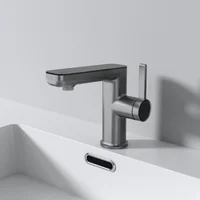 Wholesale And Retail Bathroom Faucets For Sink Two Function Deck Mount Elegant Basin Tap Vanity Vessel Mixer Cold And Hot Water 5