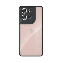 Matte Transparent Acrylic Hard Protective Phone Case - Anti - Fall Design for Moto X70 Air Pro (WHITE)
