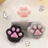 Soft Sensory Toy Mini Cat Paw Squeeze Toy Silicone Fidget Toy Cartoon Fidget Toy TPR 3D Pinch Decompression Toy Children 4
