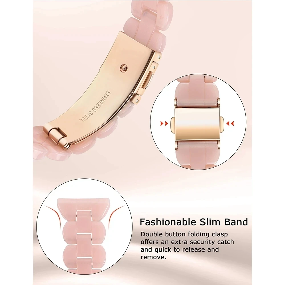 Premium 20mm Sports Resin Strap - Universal Smartwatch Accessory
