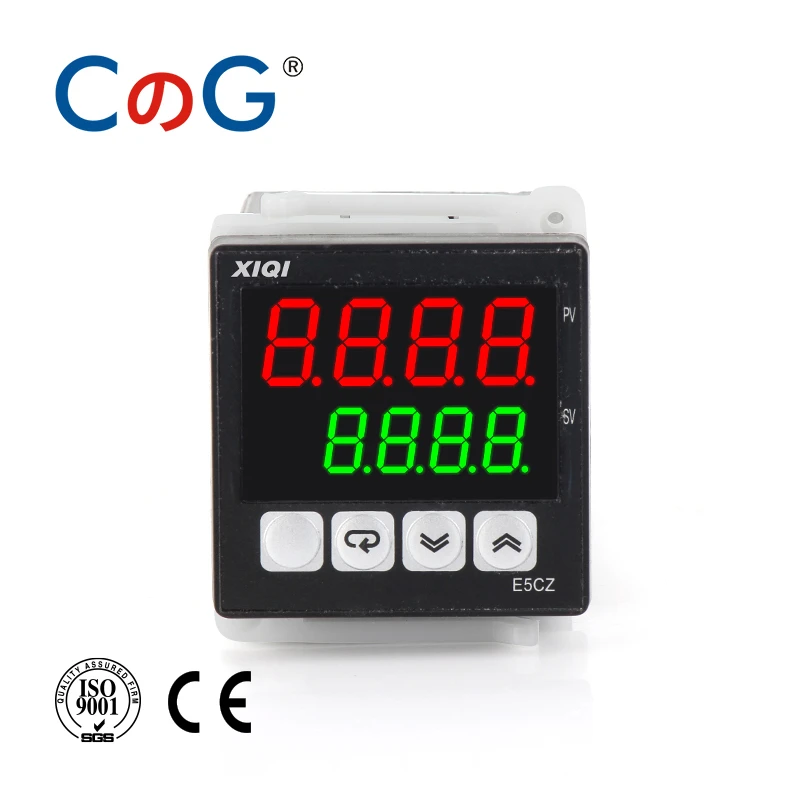 CG E5CZ 48*48mm K Type J PT100 420mA 010V Output LCD Screen Thermostat With RS485 Digital