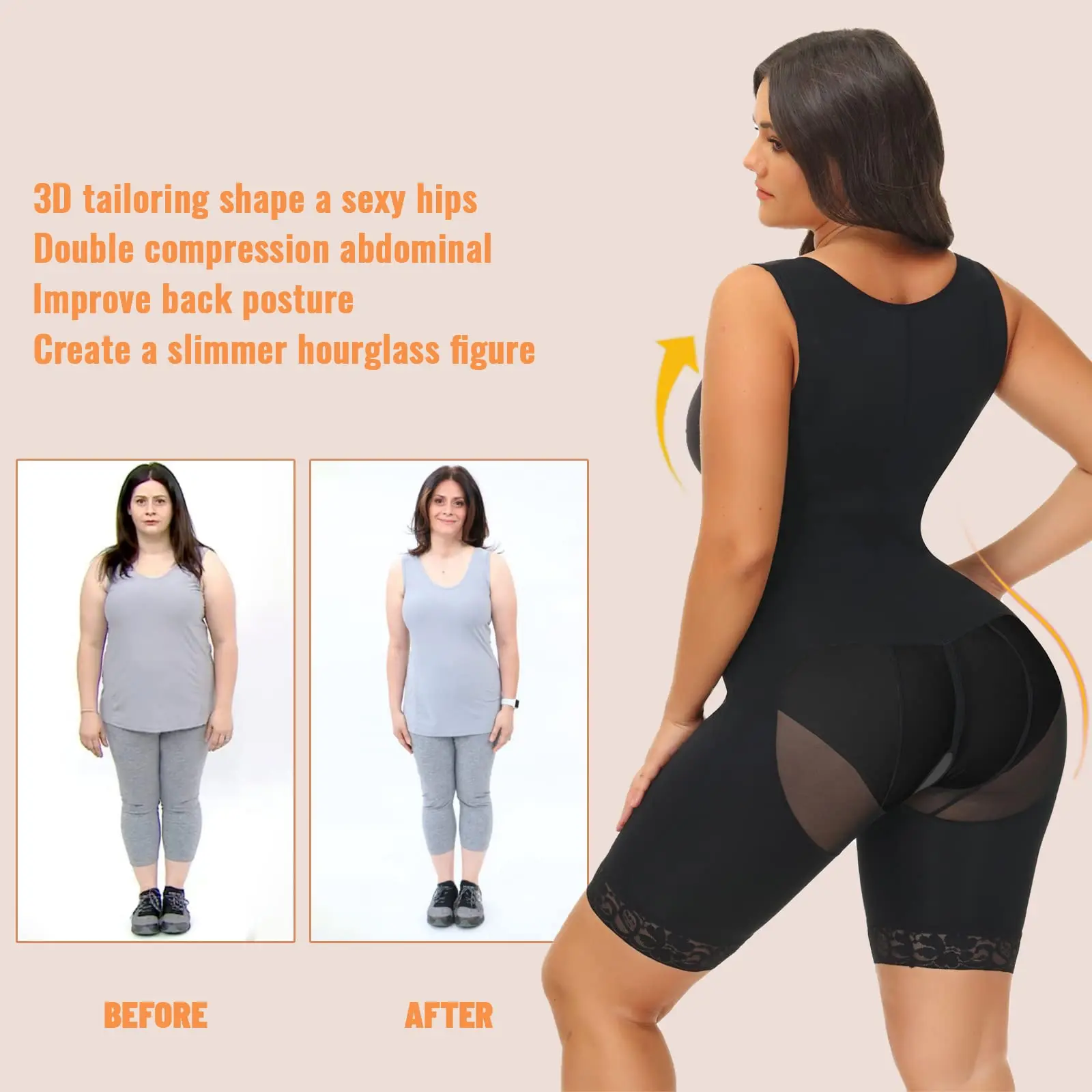 RECOVERY BODY SHAPER - Silhouettes and Curves