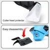 3.6V Electric Scissors Fabric Cutting Machine Leather Tailor Scissors +Tungsten Steel Blades USB Charging Portable Power Tool 4