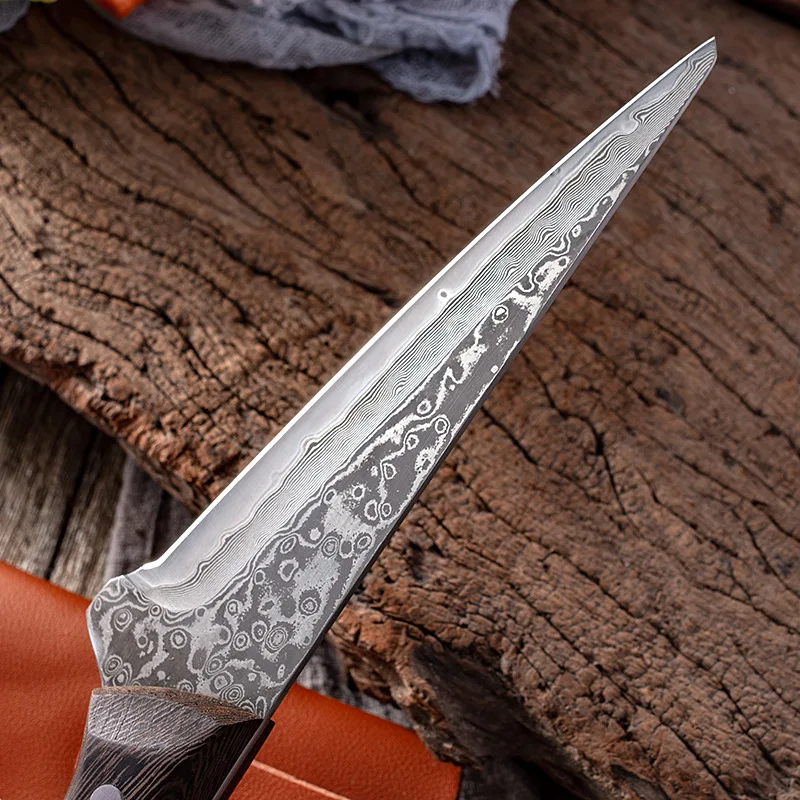 Damascus Steel VG10 Bone Cutting Knife 67 Layers High Carbon Steel Forged Cutting Knife Meat Fish
