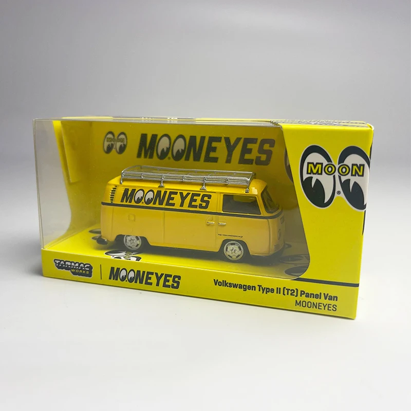 

Tarmac 1:64 T2 Panel Van Mooneyes Alloy Car Model Collection Souvenir Display Model Toy Gift
