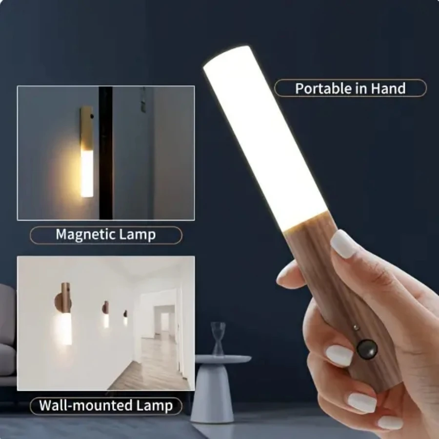 모던 크리에이티브 실내 LED 벽 램프, USB 충전 지능형 LED 조명, 1 PC