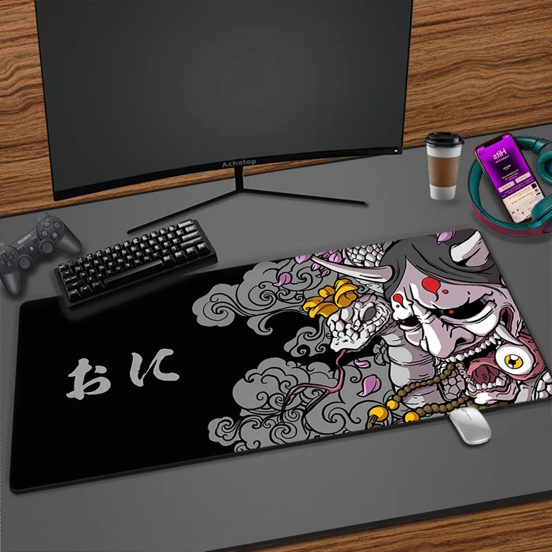 Grand tapis de souris de jeu Dragon japonais, clavier média, tapis de souris  Gamer sur la table, polymère de bureau rapide, Anime, 900x400, 1000x500 -  AliExpress