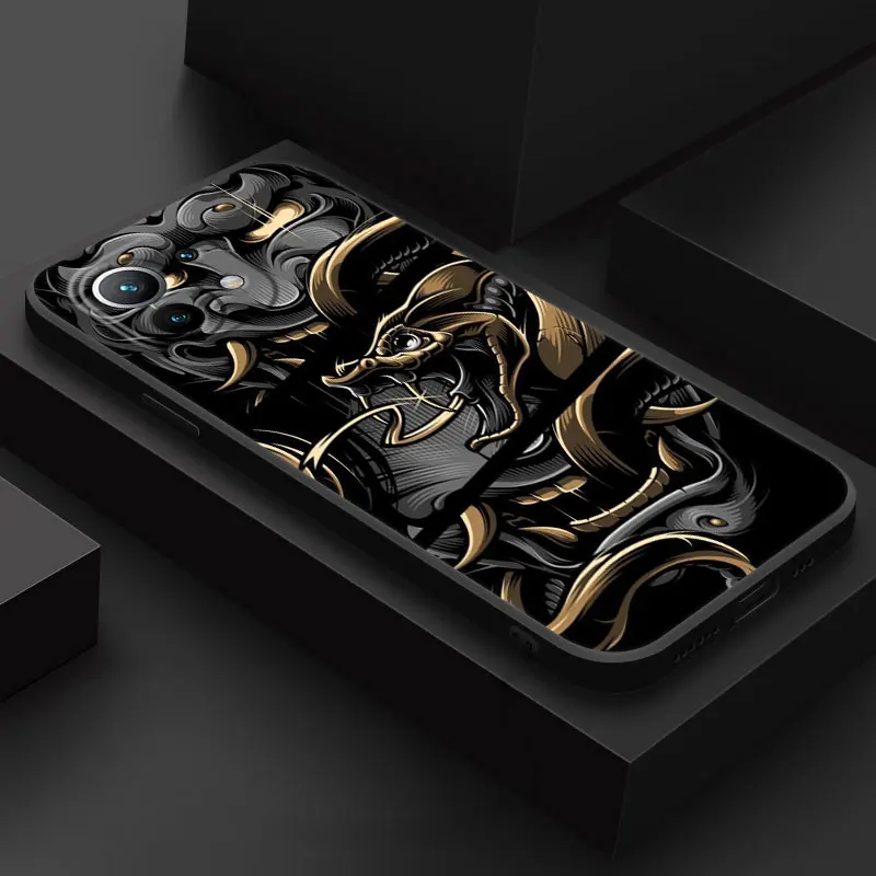 Samurai Hannya Mask Ghost Phone Case Cover