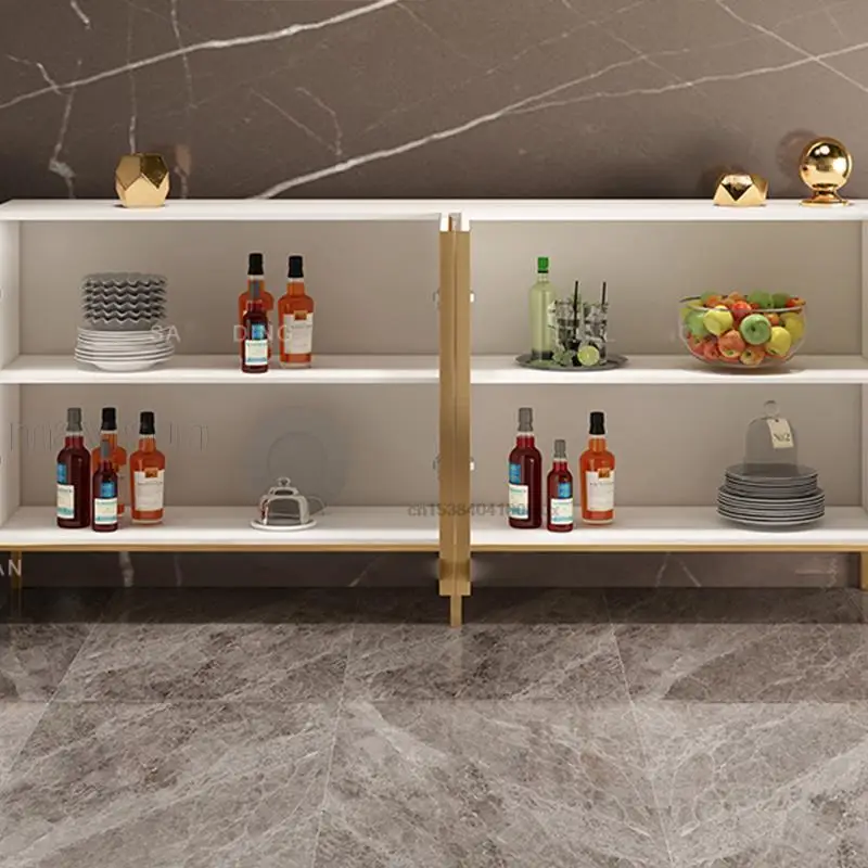 New Design Durable Floor Storage Cabinet Handle Solid Wood Sideboard Luxurious Console Table For Hallway In High Quality