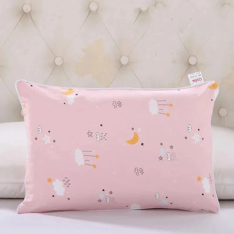 

Children's Pure Cotton Pillowcase 0-6 Years Old Kindergarten Printed Pillowcases Zipper/detachable And Washable Student pillowca