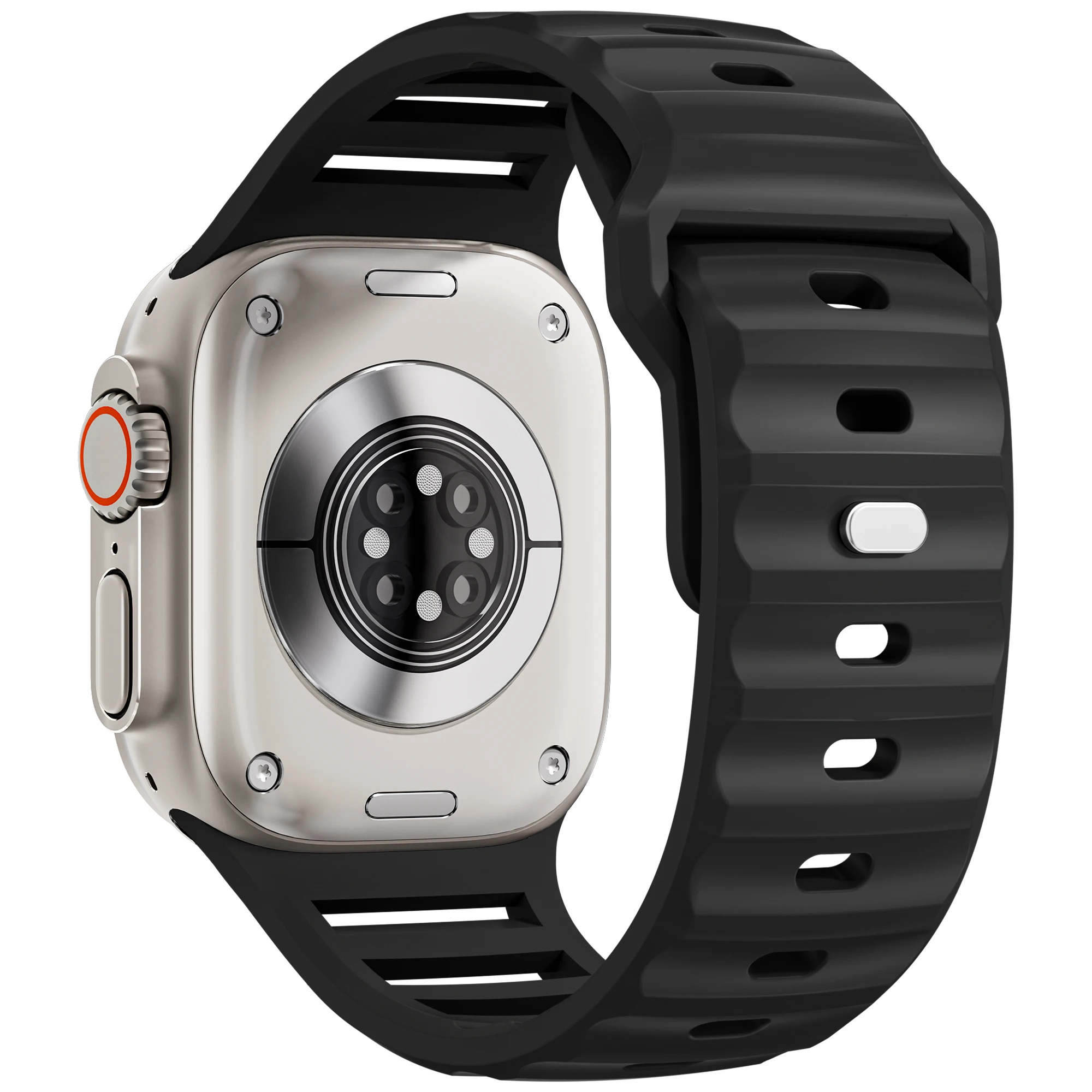 רצועת סיליקון עבור Apple watch ultra 2 3 band 49mm 45mm 44 mm 42mm 46mm אביזרים צמיד correa iwatch 11 10 9 8 7 6 SE 5 4