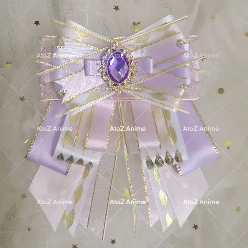 Sangonomiya Kokomi Lolita Bow Bag Decoration Genshin Impact Handmade Breastpin Anime Game Accessories Gifts Free Shipping Items