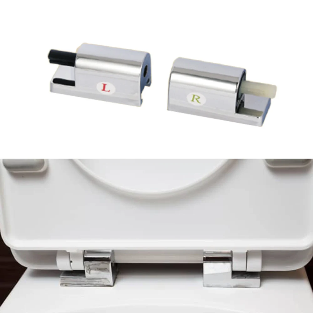 

Toilet Soft Close Hinges Toilet Lid Hinges Fixing Connector Zinc Alloy Toilet Seat Hinge Traditional & Contemporary Replacement