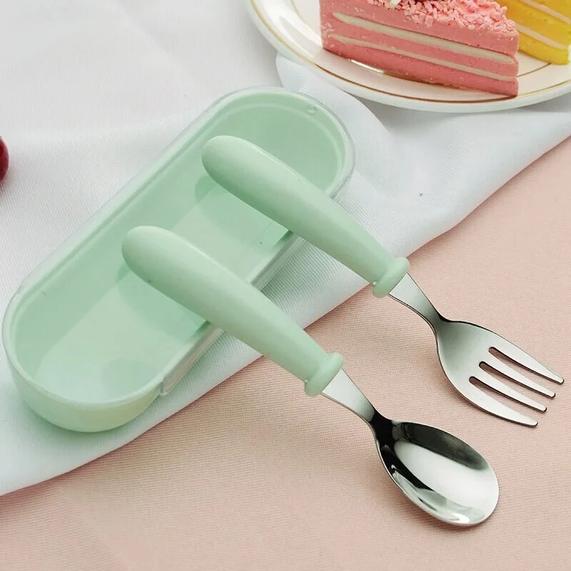 Baby Stainless Steel Tableware Set Image 6