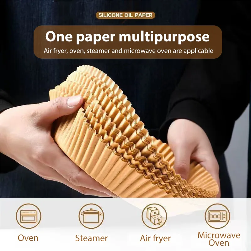 Air Fryer Special Paper Airfryer Disposable Trays Oil-proof Water-proof  Baking Paper For Manga Grill BBQ Air Fryer Accessories - AliExpress