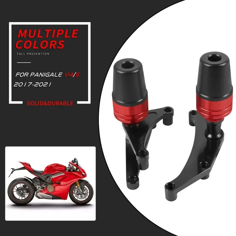 

Слайдеры рамы двигателя для DUCATI Panigale V4 V4S 2017-2021, модифицированные слайдеры рамы мотоцикла, защита от падения, защита от протектора