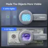 TOMLOV P10 Handheled Microscope for Kids 100X Pocket Magnifying Glass with Light Portable Jewelers Loupe with Screen Magnifier 2